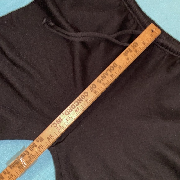 BLAIR pull on sweatpants black elastic waistband drawstring size L - Picture 8 of 9